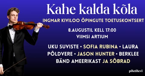 Kahe kalda kõla - Ingmar Kiviloo õpingute toetuskontsert