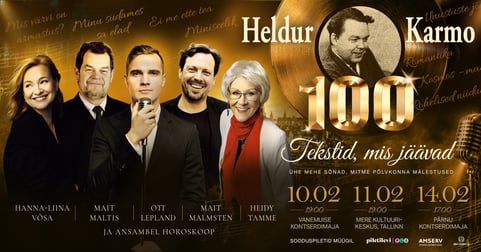 Heldur Karmo 100 - Tekstid, mis jäävad