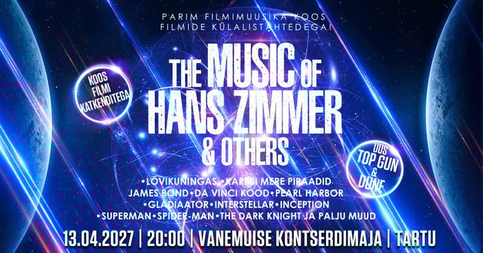 Перенос: 16.04 Hans Zimmer / Tartu