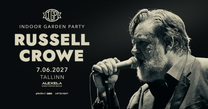 UUS! One Evening with Russell Crowe and Band 'Indoor Garden Party'