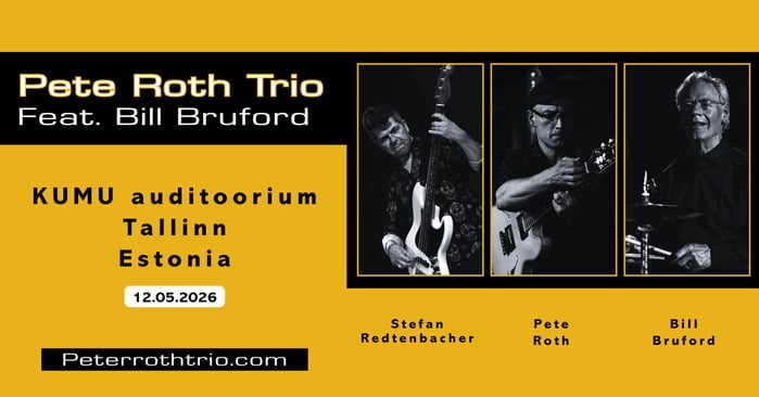 Juba homme! Pete Roth Trio feat. Bill Bruford