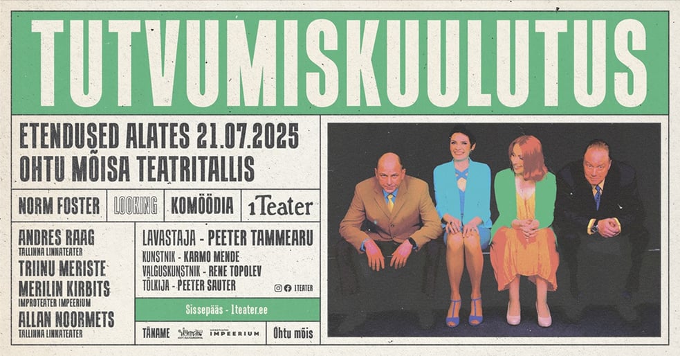 Suur suvekomöödia "Tutvumiskuulutus" taas Ohtu mõisa Teatritallis