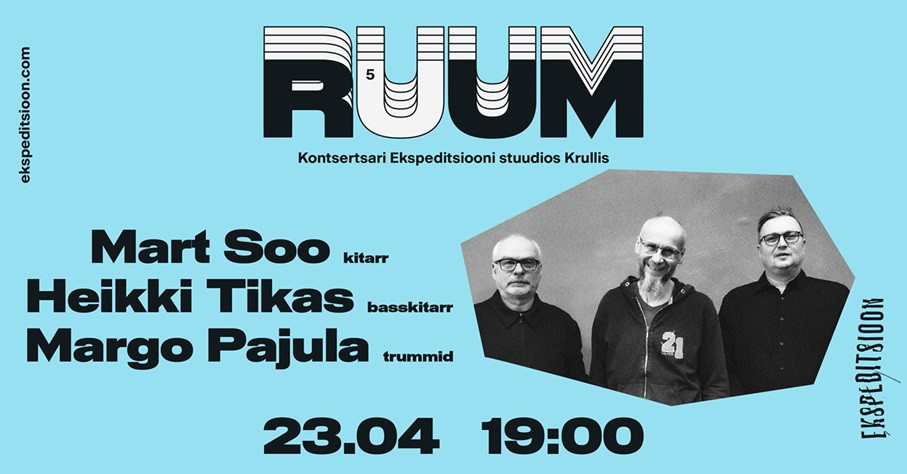 Kontsertsari RUUM: Mart Soo / Heikki Tikas / Margo Pajula