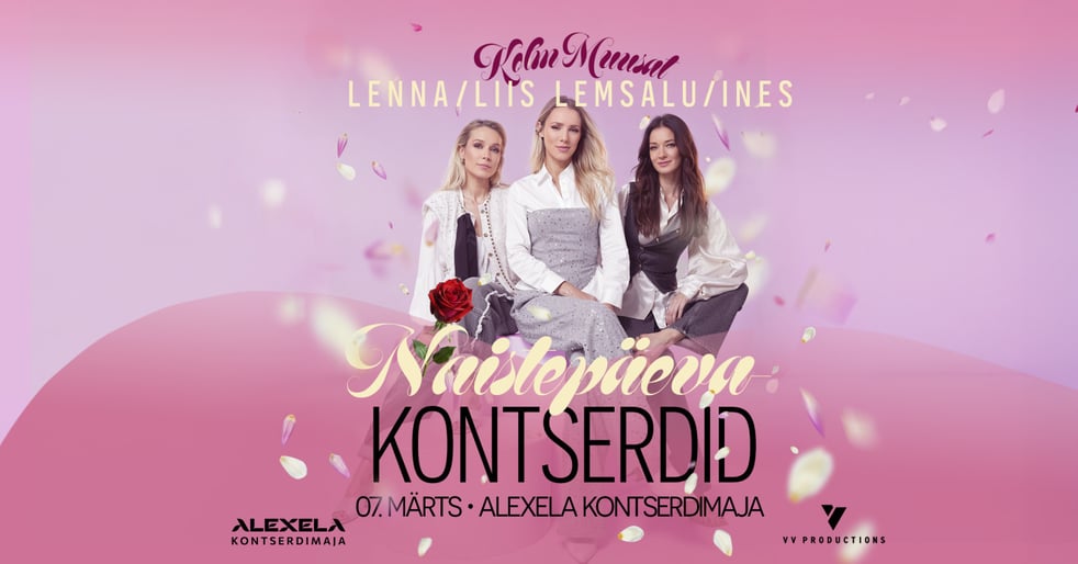 Kolm Muusat: Lenna - Liis Lemsalu - Ines. Naistepäevakontserdid