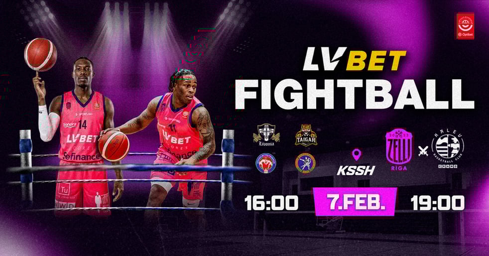 LV Bet Fightball Show II: Rīgas Zeļļi vs Kalev/Cramo
