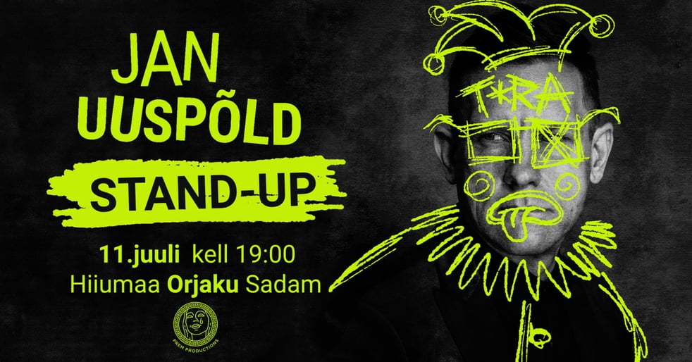 Jan Uuspõld stand-up ''Kuidas huumor meid elus edasi kannab?''