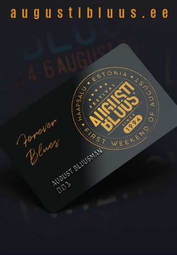Festival Augustibluus 2025 / Lifetime Membership Card