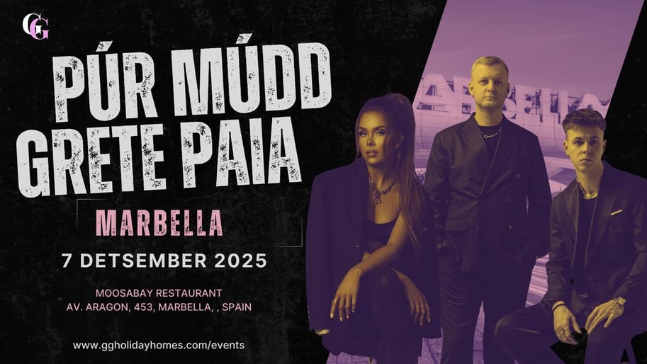 MARBELLA DINNER & KONTSERT - PÚR MÚDD & GRETE PAIA