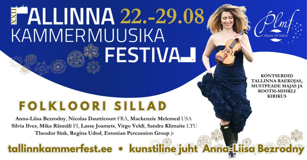 XXII Tallinna Kammermuusika Festivali avakontsert "Jürjendal 60"