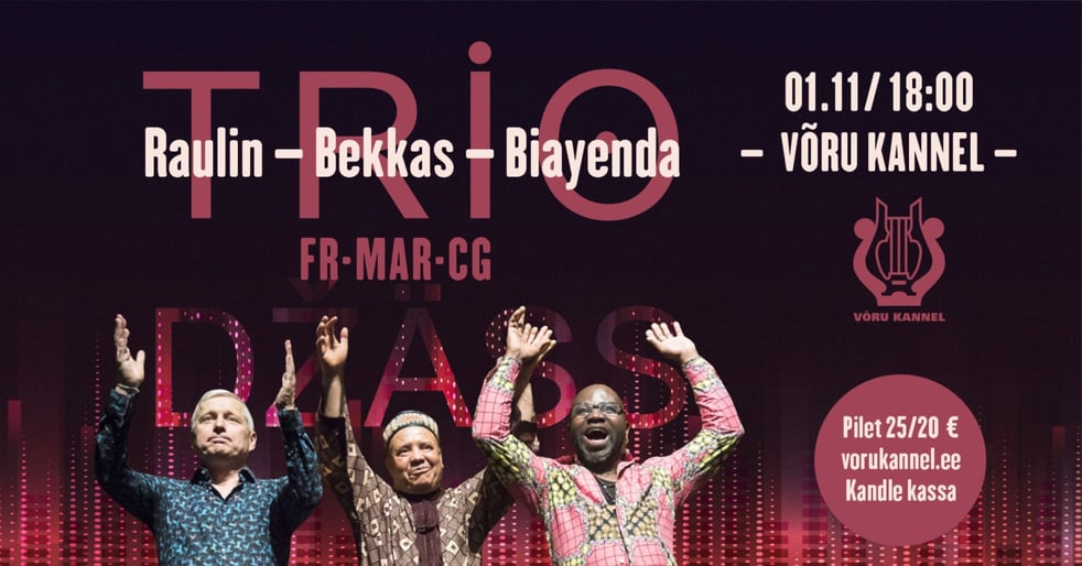 Trio Raulin-Bekkas-Biayenda (FR/MAR/CG)