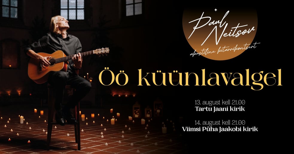Paul Neitsovi kitarrikontsert: Öö küünlavalgel