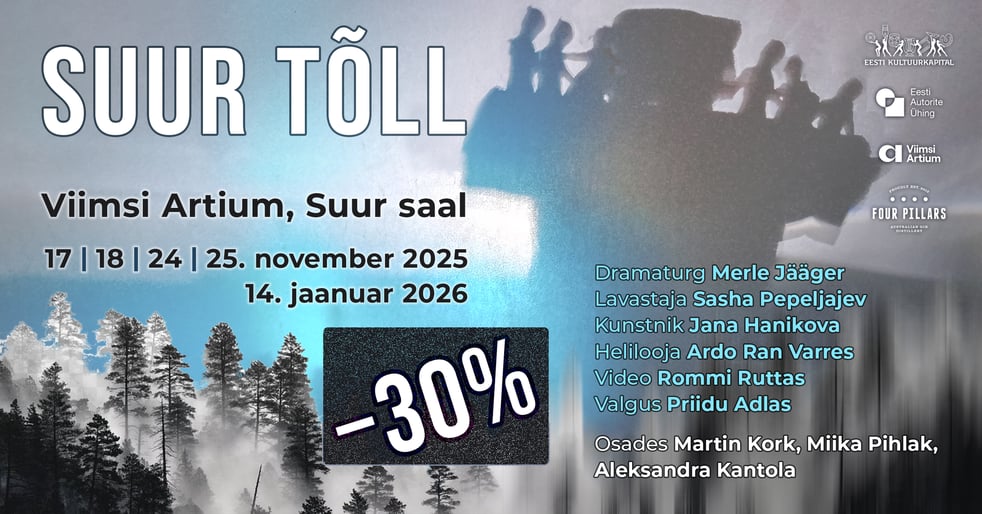 Kampaania! 2025. aasta 'Suur Tõll' etenduste piletid -30%