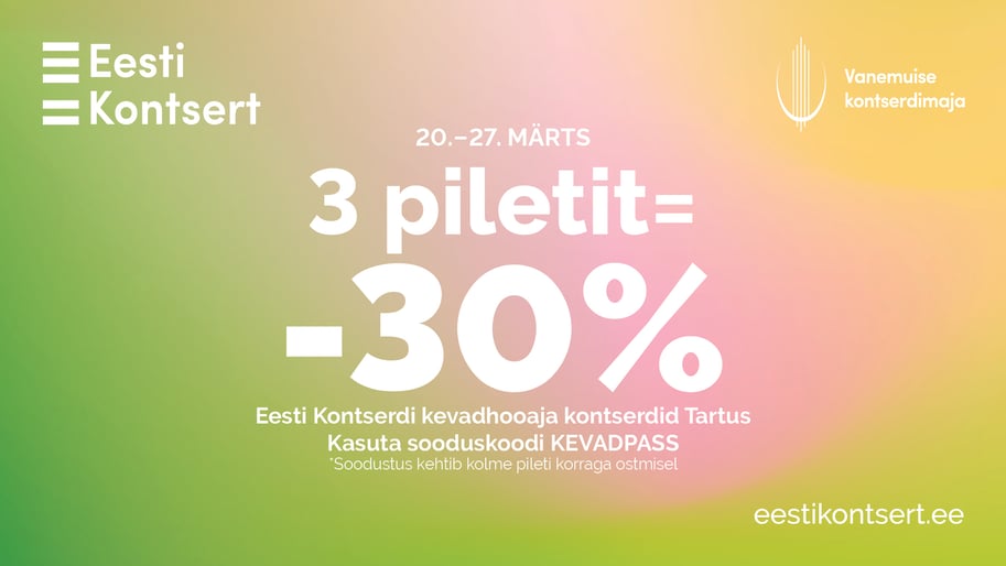 Vanemuise kontserdimaja kevadkampaania!