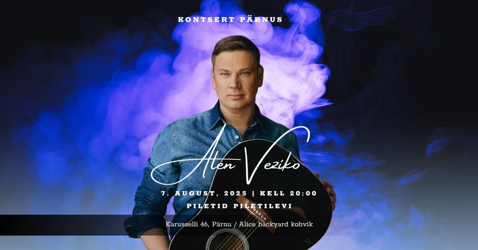 Alen Veziko - suvekontsert Pärnus