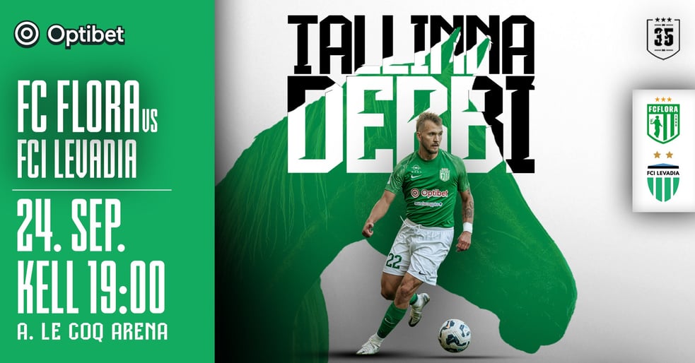 Premium liiga 23.voor: Optibet esitleb - FC Flora vs FCI Levadia
