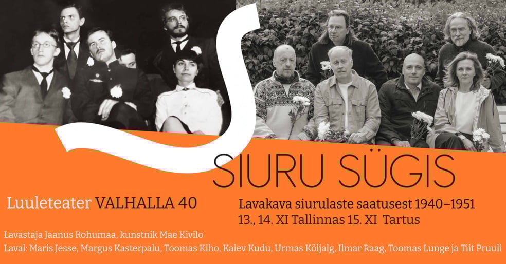Siuru sügis. Kirjanduslooline lavakava siurulaste elust ja saatusest 1940-1951