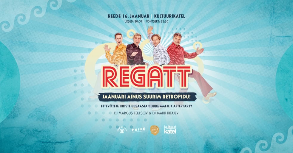 Jaanuari ainus suurim retropidu ansambliga Regatt