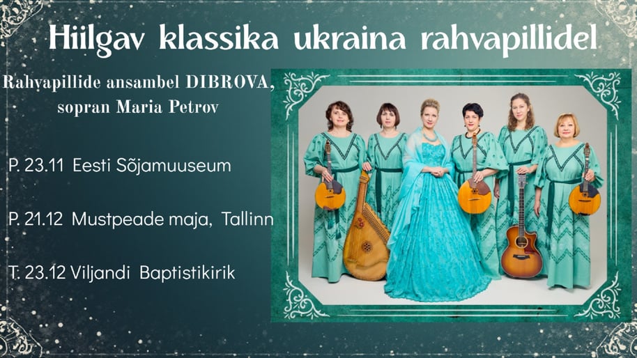 Jõulukontsert. Hiilgav klassika ukraina rahvapillidel
