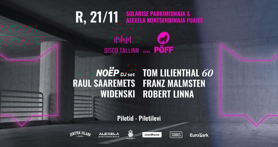 29. Pimedate Ööde filmifestivali lõpupidu: Disco Tallinn goes PÖFF