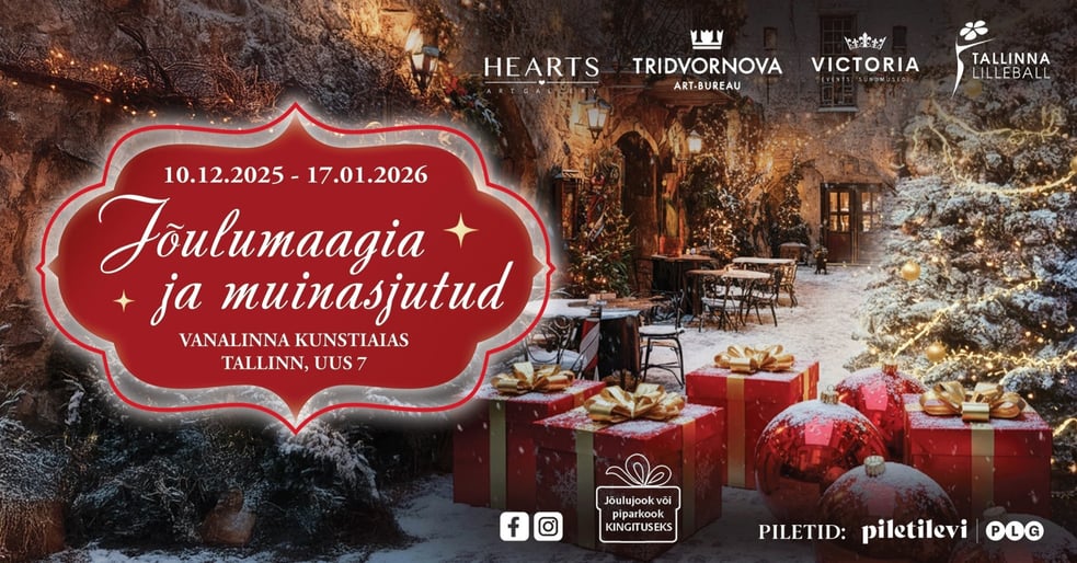 Näitus ''Jōulud vanalinnas ja vōluvad muinaslood'',  Kunsti-hoovis (Uus 7)