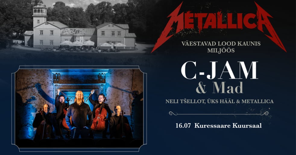 C-Jam & Mad ''Metallica'' Kuressaare kuursaalis