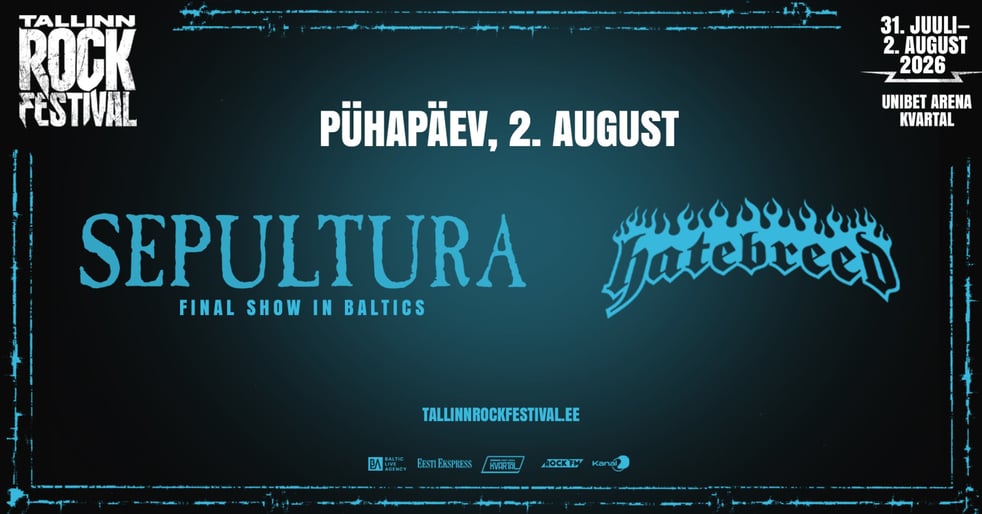 Day 3 - SEPULTURA (BRA), HATEBREED (USA) | Tallinn Rock Festival 2026