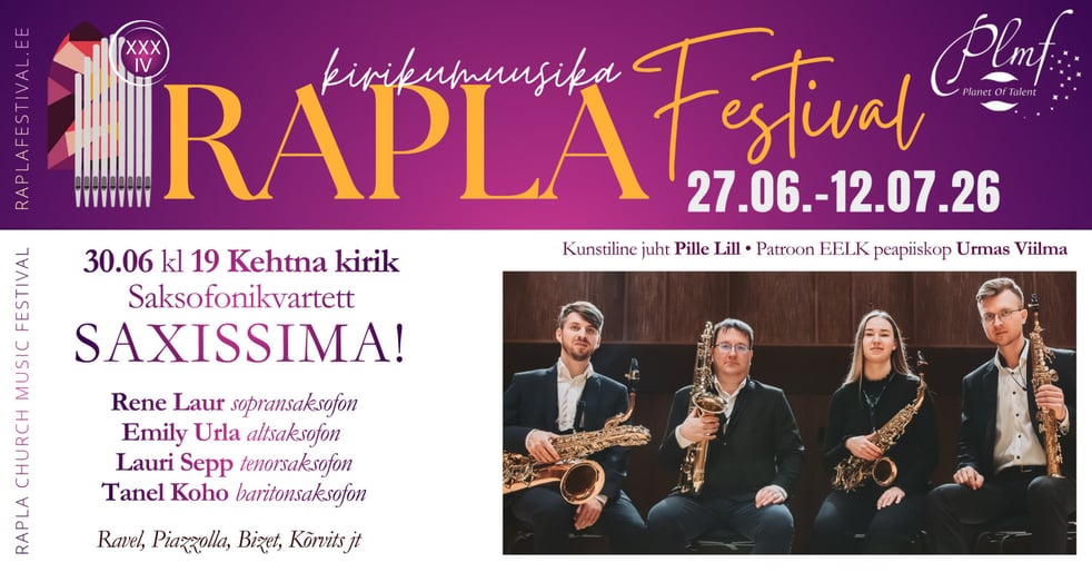 XXXIV Rapla Kirikumuusika Festivali kontsert