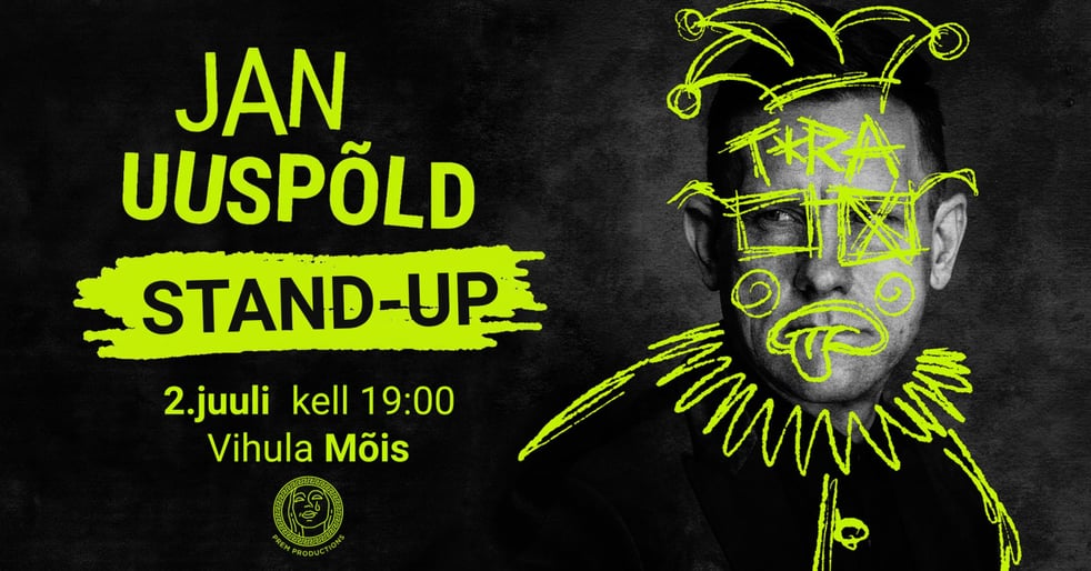 Jan Uuspõld stand-up ''Kuidas huumor meid elus edasi kannab?''