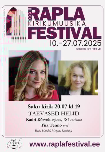 XXXIII Rapla Kirikumuusika Festivali kontsert "Taevased helid"