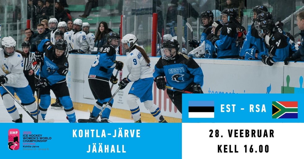 EST - RSA / IIHF naiste jäähoki MM III divisjoni B-grupi turniir Kohtla-Järvel