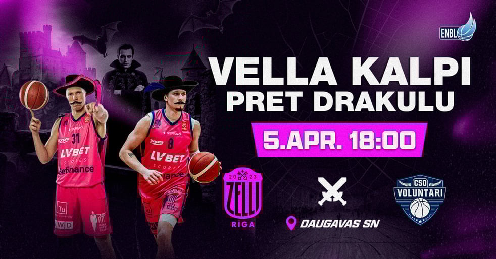 Cīņa par ENBL 'Final Four': 'Rīgas Zeļļi' vs 'CSO Voluntari'