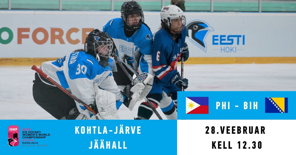 PHI - BIH / IIHF naiste jäähoki MM III divisjoni B-grupi turniir Kohtla-Järvel