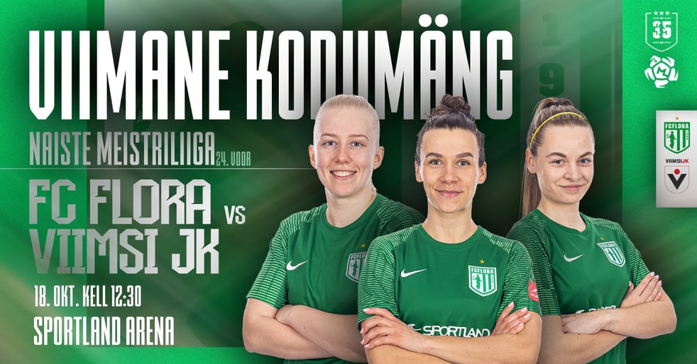 Naiste Meistriliiga 24. voor: FC Flora vs Viimsi JK