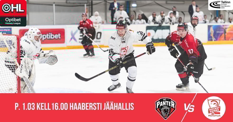 HC Panter Optibet hokiliiga. HC Panter vs Hockey Punks
