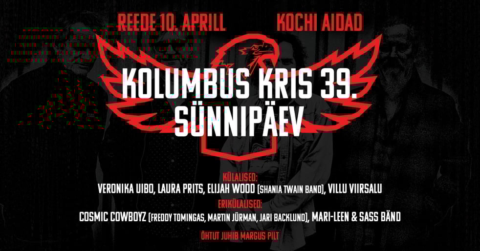 Kolumbus Kris 39. sünnipäev