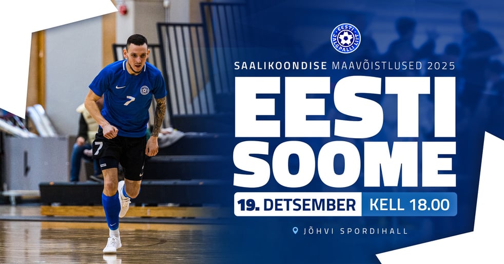 SAALIJALGPALLI MAAVÕISTLUS EESTI - SOOME