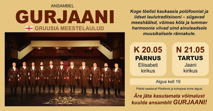 Gruusia meeskoori Gurjaani kontsert