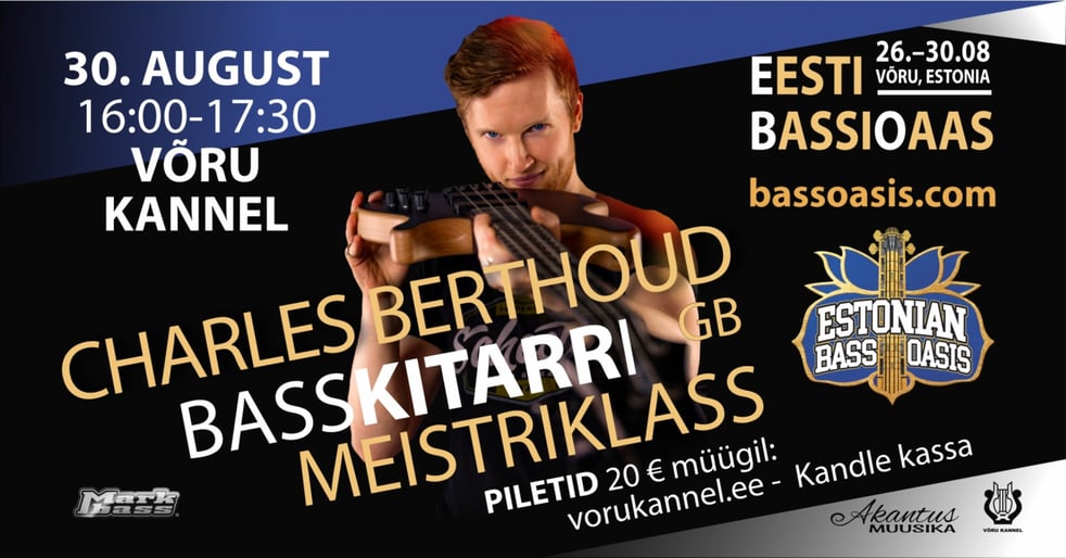 Eesti Bassioaas 2025 - Charles Berthoud basskitarri meistriklass