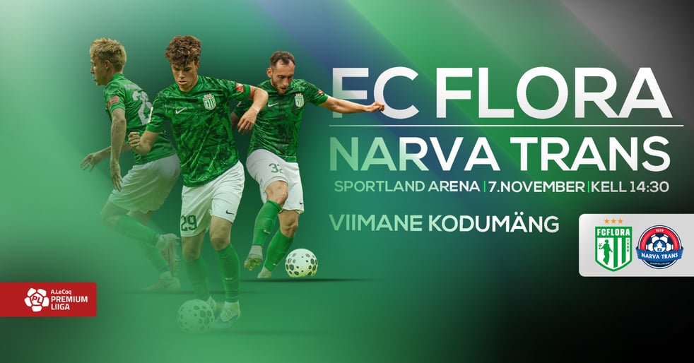 FC Flora vs JK Narva Trans | Premium liiga