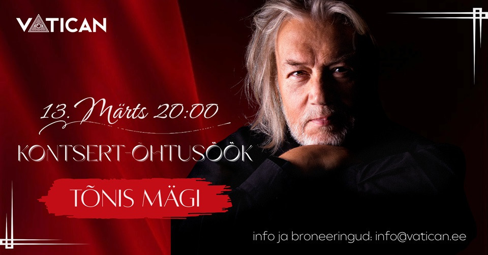 Kontsert-õhtusöök: Tõnis Mägi