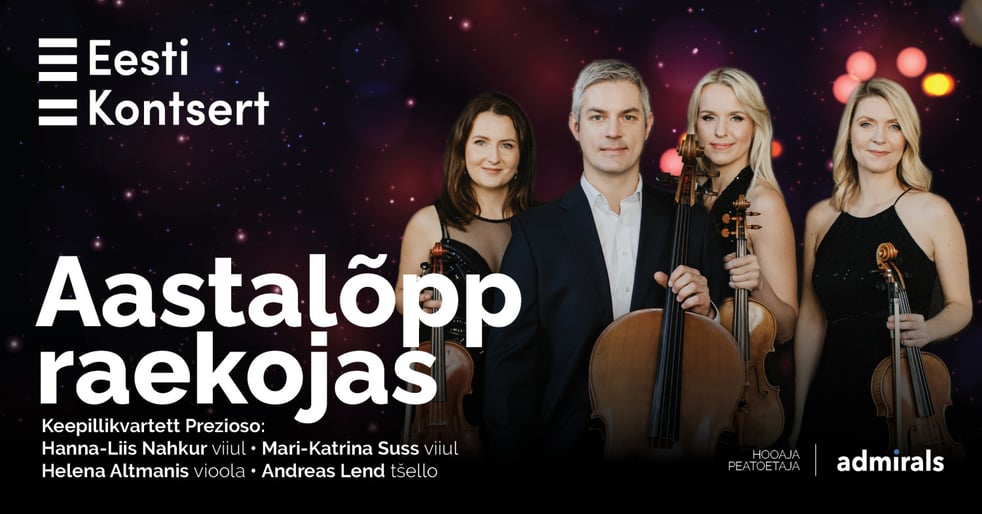 Aastalõpp raekojas. Keelpillikvartett Prezioso