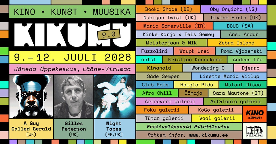KIKUMU 2026 / Majutus telklas või autokaravani parklas