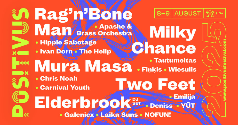 Piektdienas biļete / Friday ticket - Positivus Festival 2025