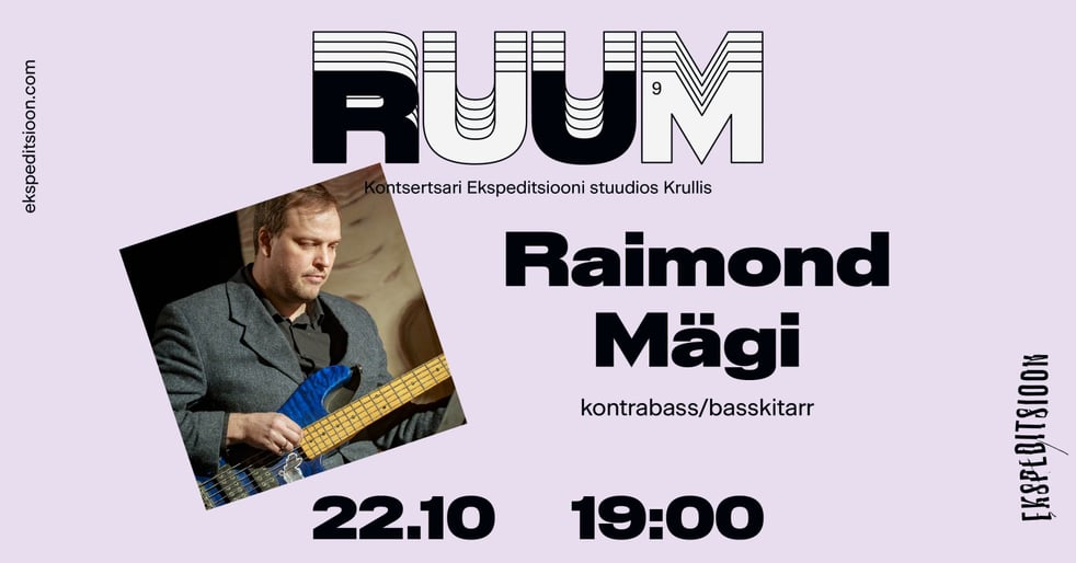 Kontsertsari RUUM: Raimond Mägi