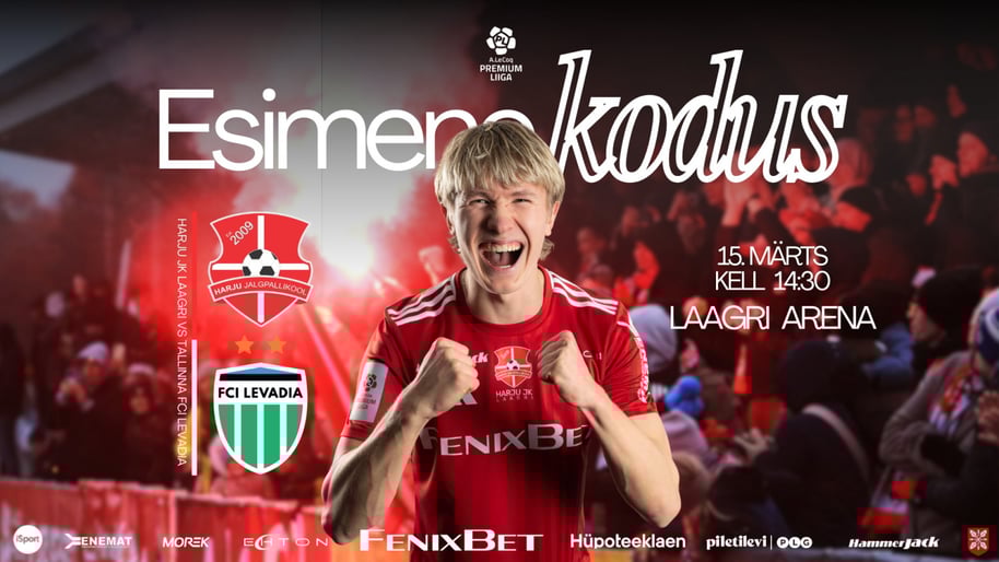 Harju Jalgpallikool vs FCI Levadia / Harju JK Laagri kodumängud 2026