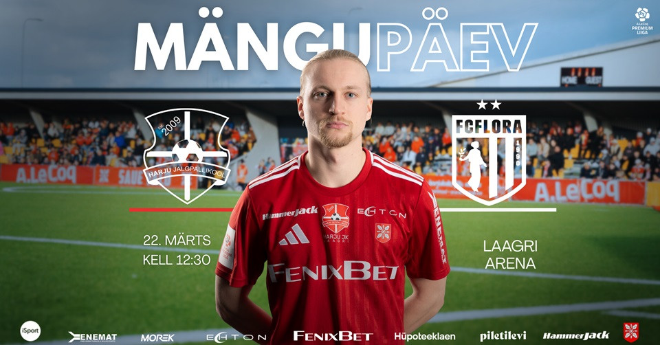 Harju Jalgpallikool vs FC Flora / Harju JK Laagri kodumängud 2026
