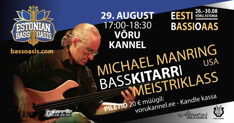 Eesti Bassioaas 2025 - Michael Manring basskitarri meistriklass