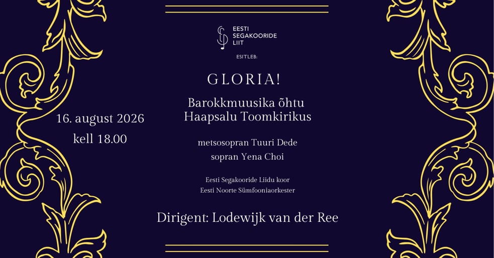 GLORIA! Barokkmuusika õhtu Haapsalu Toomkirikus