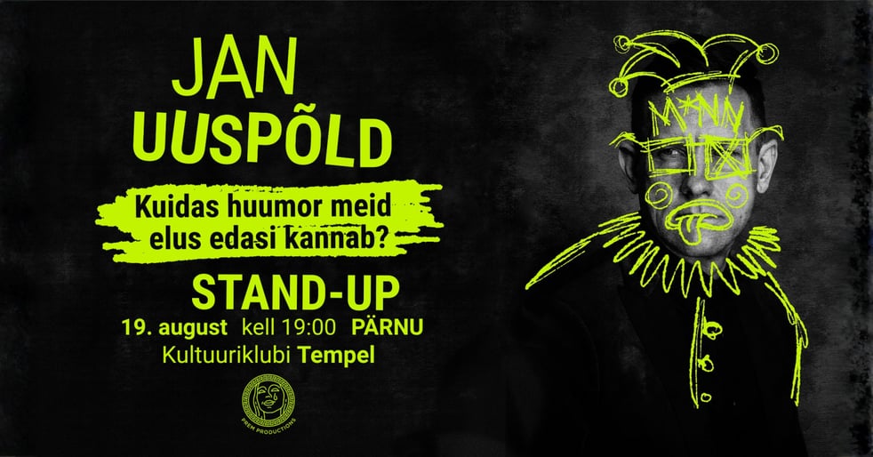 Jan Uuspõld stand-up ''Kuidas huumor meid elus edasi kannab?''