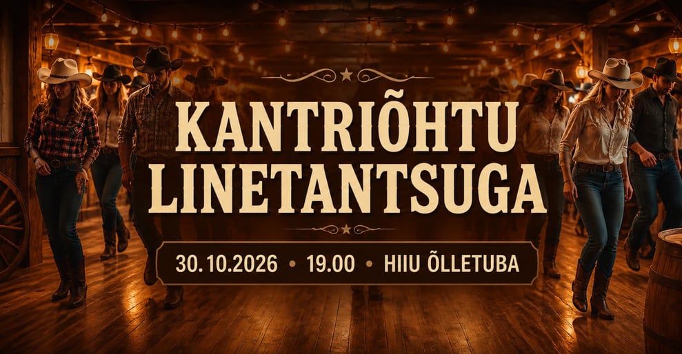 Kantriõhtu linetantsuga Hiiu Õllekas